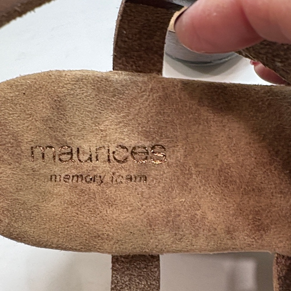 Maurices Brown Women's Wedge Sandals - Picture 2 of 12